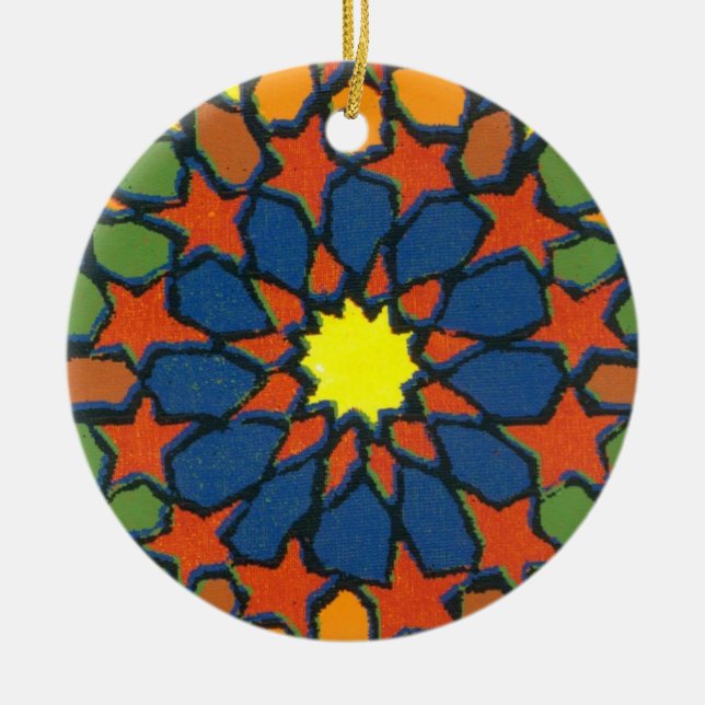 Yellow Star Ornament (Vorne)