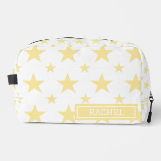Yellow Stars Pattern Pretty Constellation Cosmetic Waschbeutel