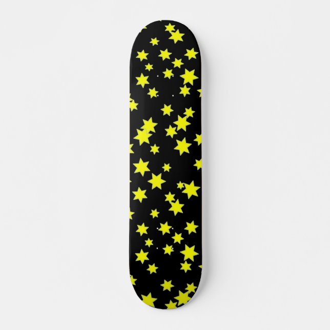 Yellow Stars Skateboard (Vorne)