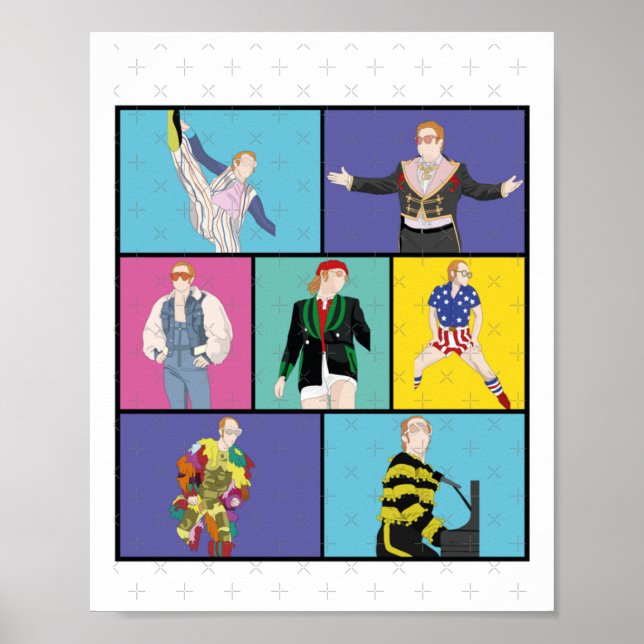 Yellow Sticker  Poster (Vorne)