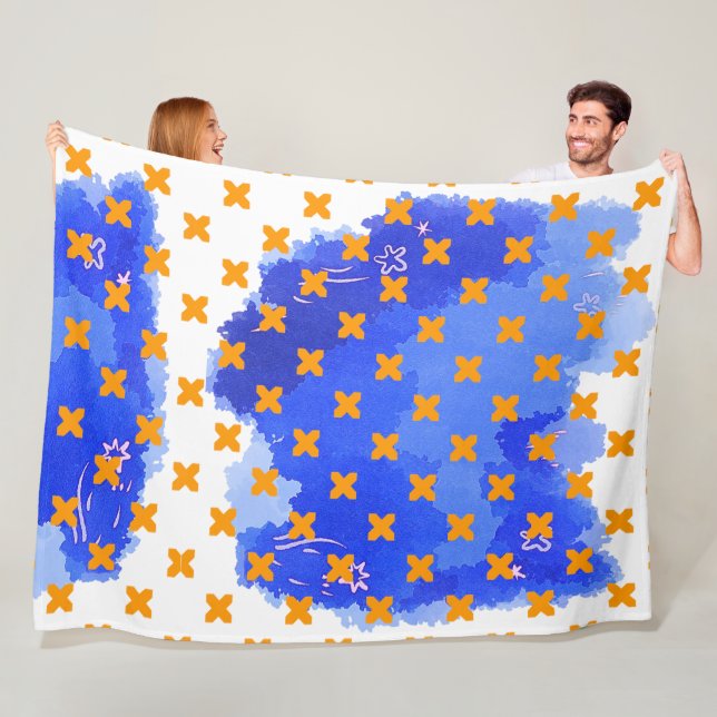 YELLOW STRIKES Fleece Blankets! (Beispiel)