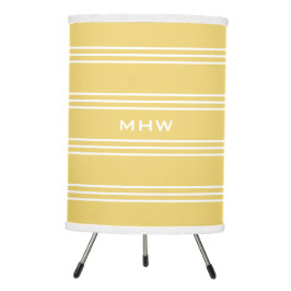 Yellow Strips kundenspezifische Monogramm-Lampen