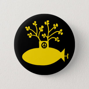 Yellow Submarine 66 Peace Button
