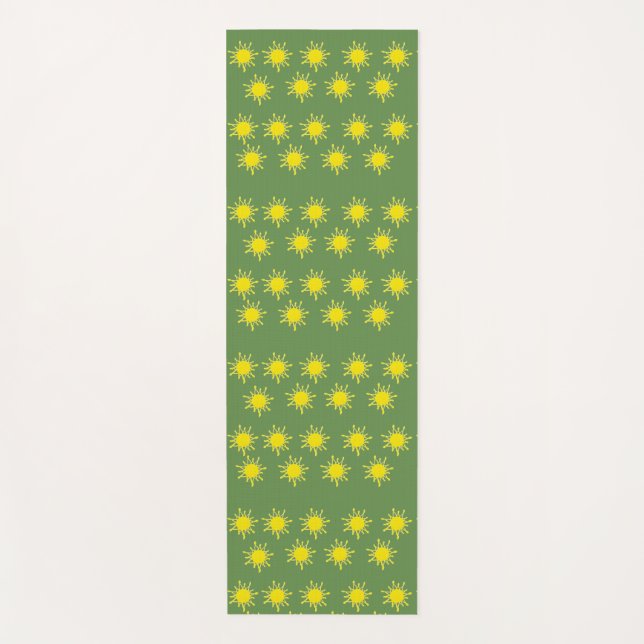 Yellow Sun Yoga Mat Yogamatte (Vorderseite)