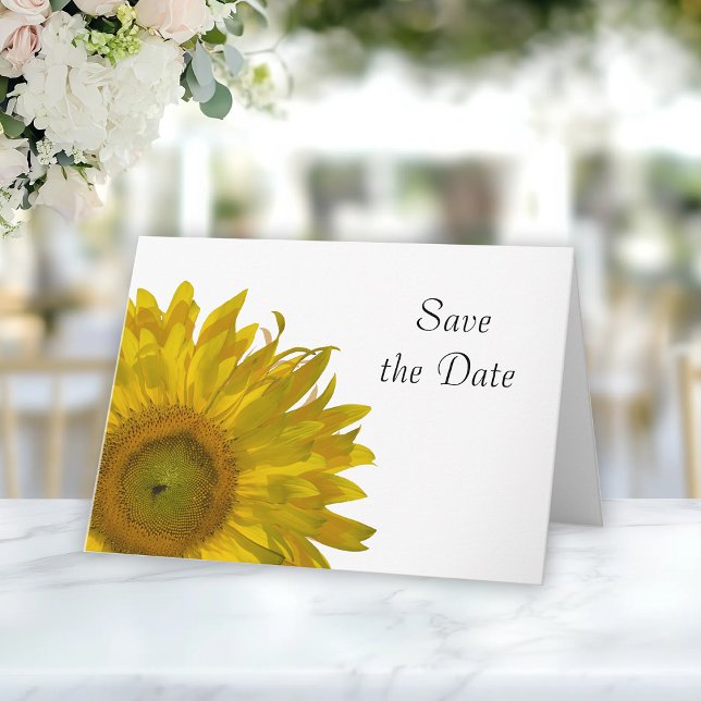 Yellow Sunflower Quinceanera Save the Date Einladung (Von Creator hochgeladen)
