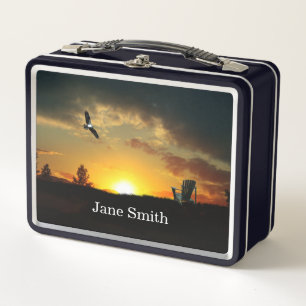 Yellow Sunset Grasselwiese Lunch Box
