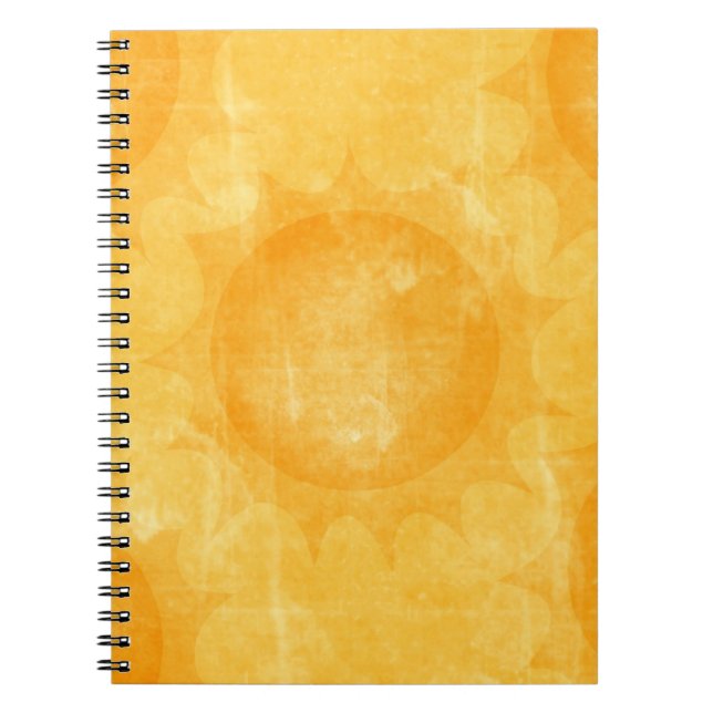 Yellow Sunshine Notizblock (Vorderseite)