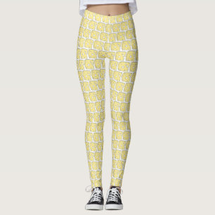 Yellow Swiss Cheese Wedge Say Cheese Food Feinschm Leggings