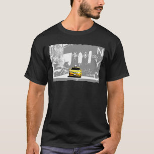 Yellow Taxi Brooklyn Bridge New York City Nyc T-Shirt