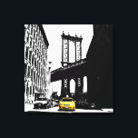 Yellow Taxi New York City Nyc Brooklyn Bridge Leinwanddruck<br><div class="desc">Yellow Taxi New York City Nyc Brooklyn Bridge Pop Art Leinwand Art Print.</div>