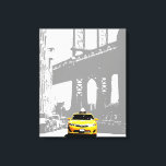 Yellow Taxi Nyc New York City Brooklyn Bridge Leinwanddruck<br><div class="desc">Yellow Taxi Nyc New York City Brooklyn Bridge Pop Art Leinwand Art Print.</div>