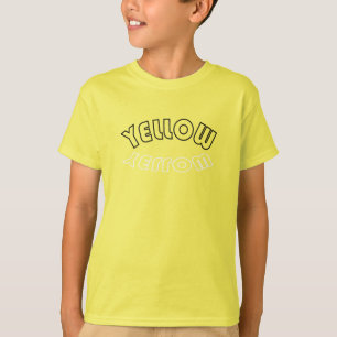 Yellow Team Cheständer, führender Squad Sport Day T-Shirt