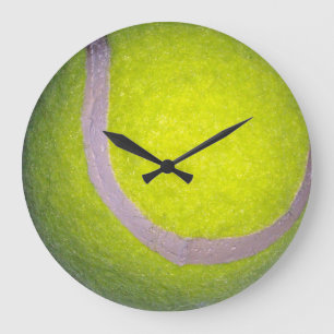 Yellow Tennis Ball, Große Wanduhr