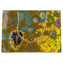 Yellow Tree Bark Gift Bag Große Geschenktüte