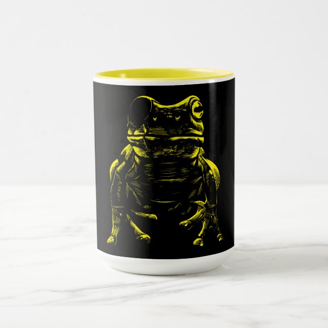 Yellow Tree Frog Tasse (Zentrum)
