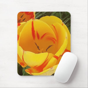 Yellow Tulips Mouse Mat Mousepad