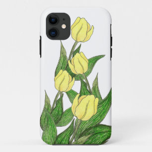 Yellow Tulpe iPhone Case