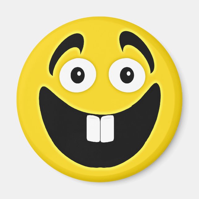 Yellow Two Front Zeth Face Magnet (Vorne)