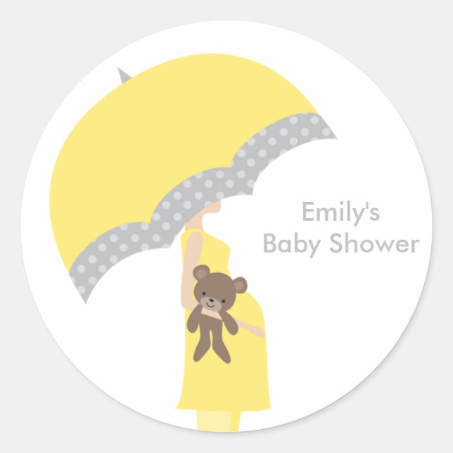 Yellow Umbrella Stickers (Vorderseite)