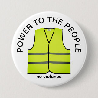 yellow vest protest button
