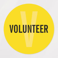 Yellow Volunteer Abzeichen