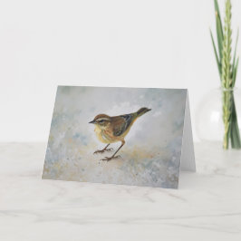 Yellow Warbler Bird Art Note Card Karte