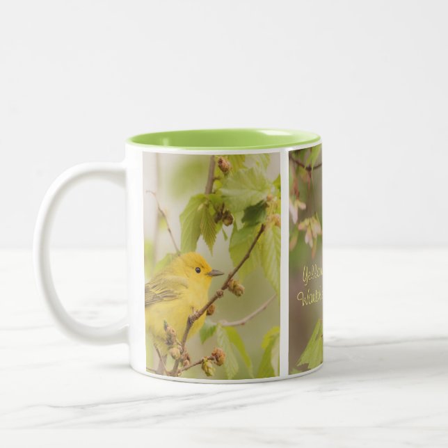 Yellow Warbler Coffee Tasse (Links)