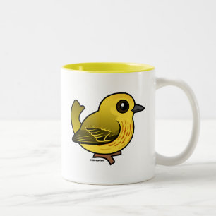 Yellow Warbler Zweifarbige Tasse