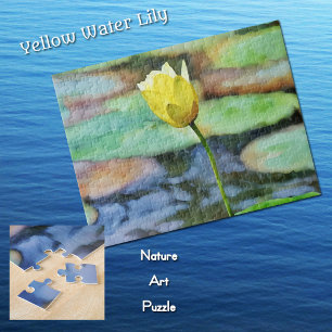 Yellow Water Lily Nature Puzzle