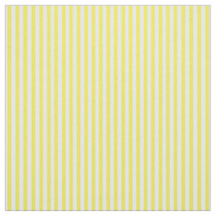 Yellow White Cabana Strip Stoff