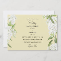 Yellow White Hydrangeas Wedding