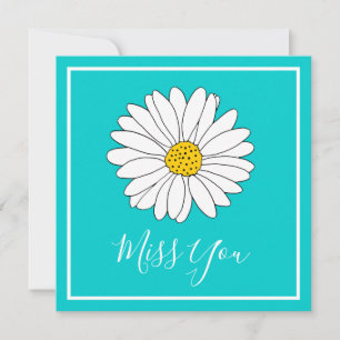 Yellow White Türkise Daisy