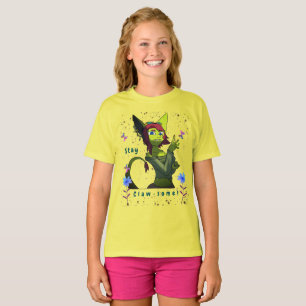 Yellow Youth Künstlerisch Butterfly Fun T - Shirt