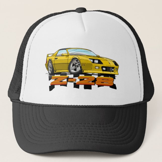 Yellow_Z28_3G Truckerkappe (Vorderseite)