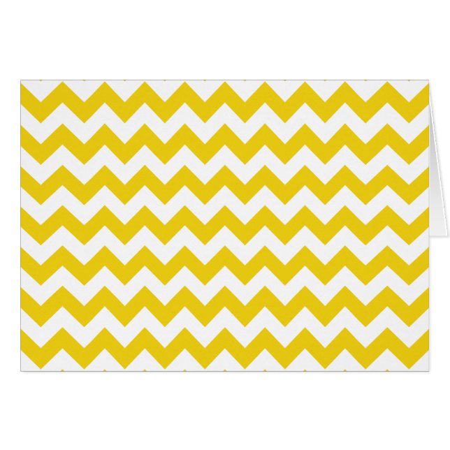 Yellow Zigzag, gelb Zickzack, geometrisches Muster (Vorderseite (Horizontal))