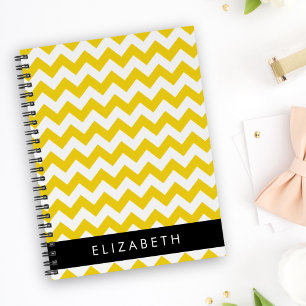 Yellow Zigzag, gelb Zickzack, Ihr Name Planer