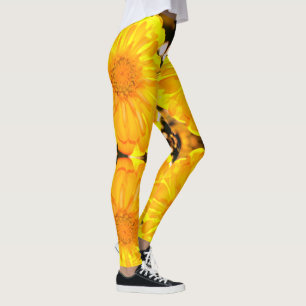 Yellow Zinnia Leggings