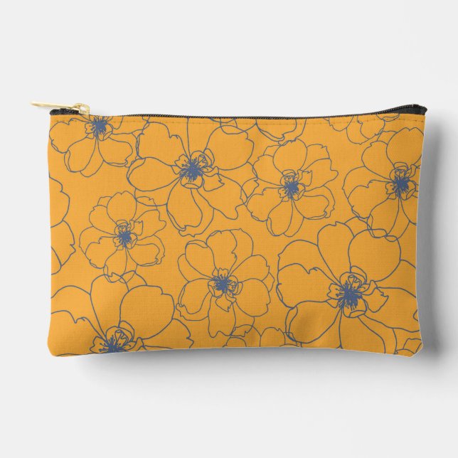 Yellow Zipper Pouch Zubehörtasche (Vorderseite)