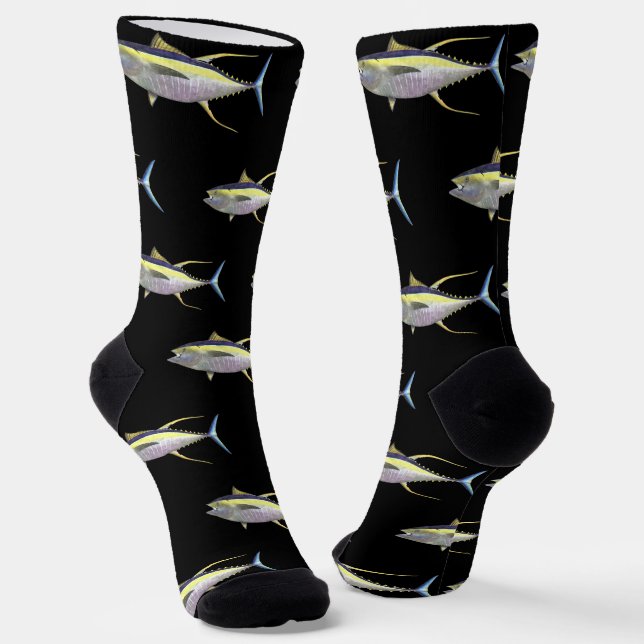 Yellowfin-Thunfisch-Socken Socken (Gewinkelt)