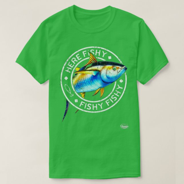 Yellowfin-Thunfischfang für Männer T-Shirt (Design vorne)