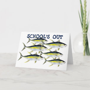 Yellowfin Tuna Greetings Card Karte