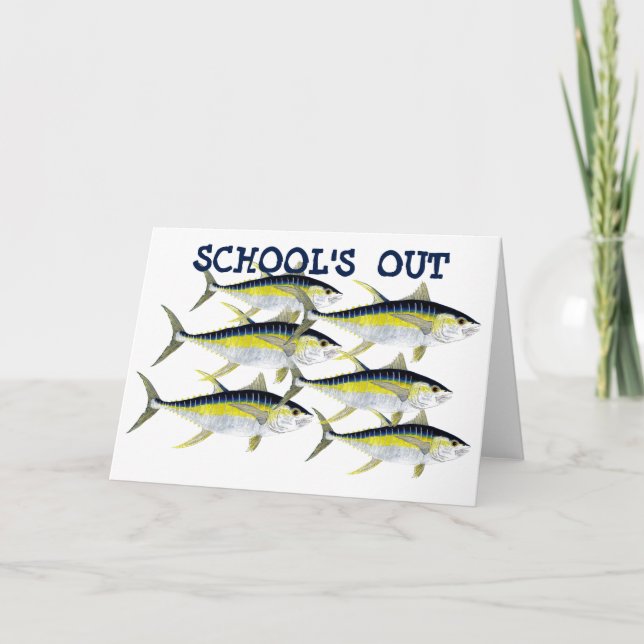 Yellowfin Tuna Greetings Card Karte (Vorderseite)