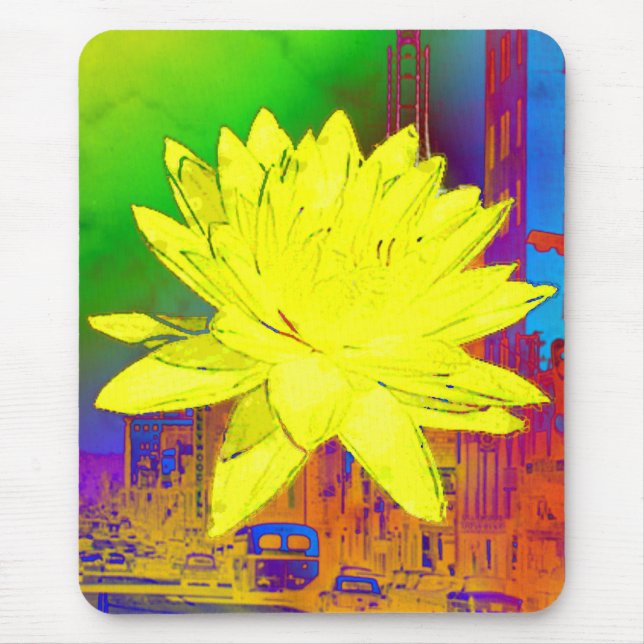 Yellowflower durch reiches La Bonté Mousepad (Vorne)