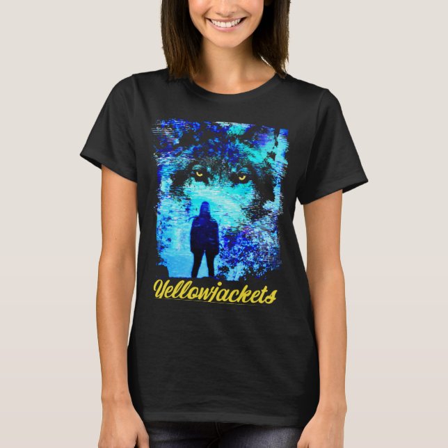 Yellowjacken Wolf Eyes T-Shirt (Vorderseite)