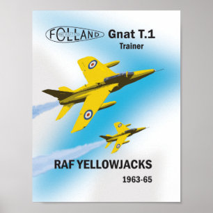Yellowjacks 1963-65 RAF Poster