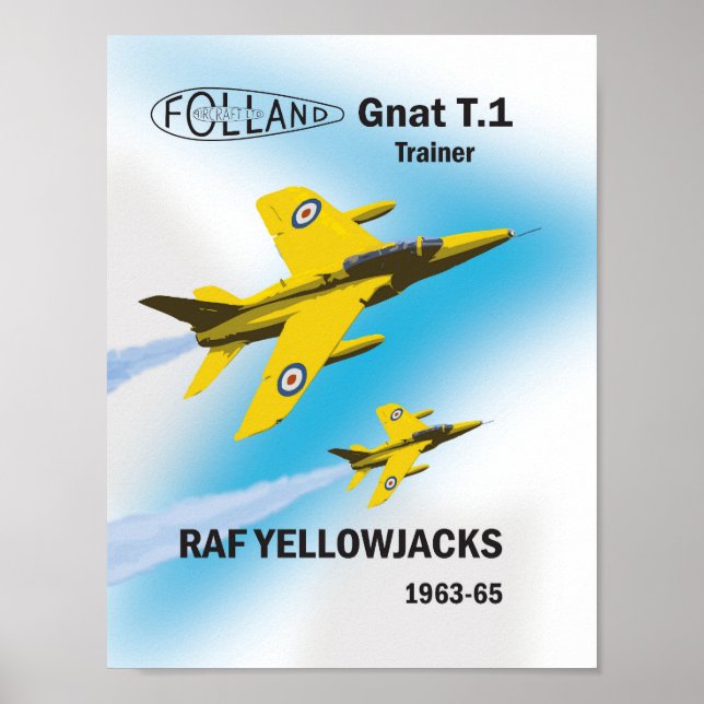 Yellowjacks 1963-65 RAF Poster (Vorne)
