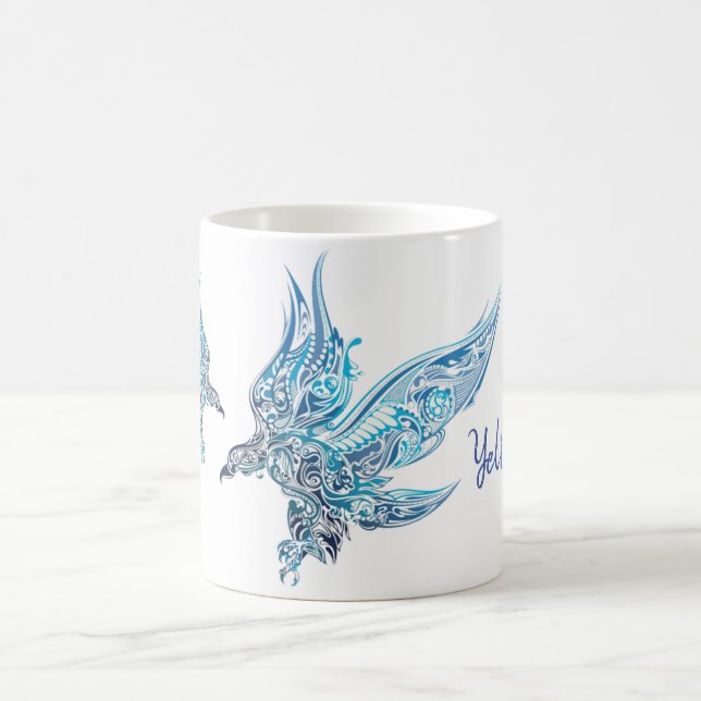 Yellowstone-Adler-Tasse Kaffeetasse (Mittel)