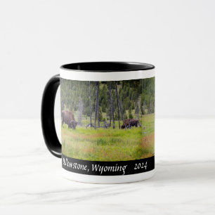 Yellowstone - American Bison - Designer Coffee Tasse