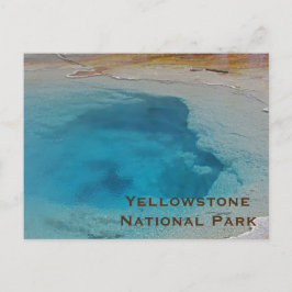 Yellowstone Atemberaubend Blue Pool Foto National Postkarte