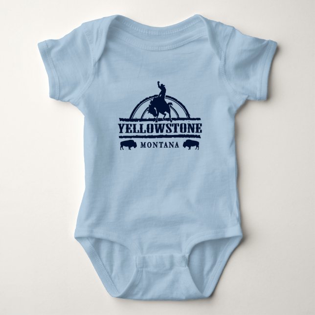 Yellowstone Baby Strampler (Vorderseite)